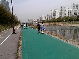 Bundang Urban area in Seongnam, South Korea