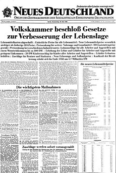 Bundesarchiv Bild 183-T0220-0307, Abschaffung der Lebensmittelmarken, Artikel im Neuen Deutschland.jpg
