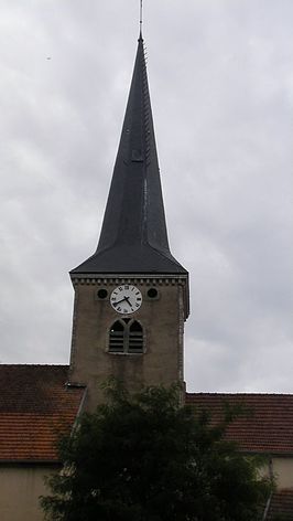 Kerktoren in Champagne-sur-Vingeanne