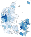 Gambar mini seharga Pandémi koronavirus 2019 di Denmark