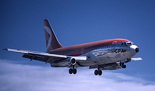 Boeing 737 à Whitehorse (1971).