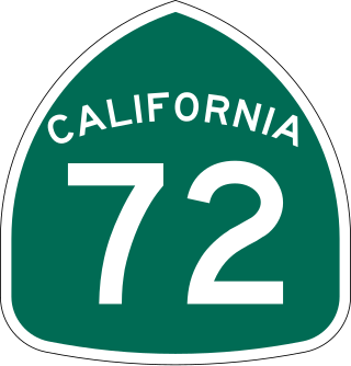 <span class="mw-page-title-main">California State Route 72</span> Highway in California