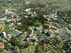Az irvine-i egyetem campusa