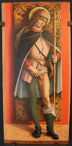 Saint Roch de Carlo Crivelli (1487), Galeries de l'Académie, Venise, Italie.