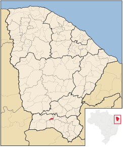 Kart over Altaneira