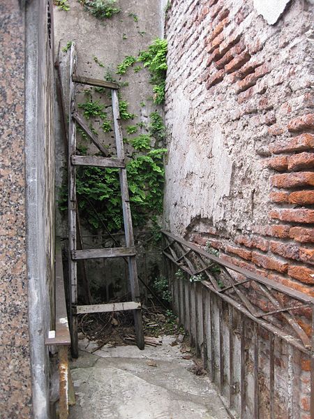 File:Cementerio de la Recoleta ladder.jpg