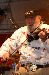 Daniels performing at the U.S. Naval Station Great Lakes, September 11, 2003