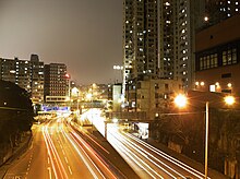 Chatham Road North at night in February 2015 Chatham Road North at night (revised).jpg