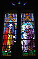 Chermignac Saint-Quentin Kirche Glasmalerei 4.JPG