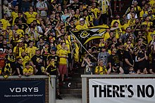 Tifosi di Columbus in un derby contro Cincinnati