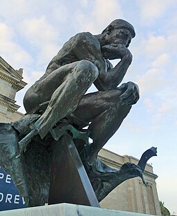 "The Thinker" by Auguste Rodin