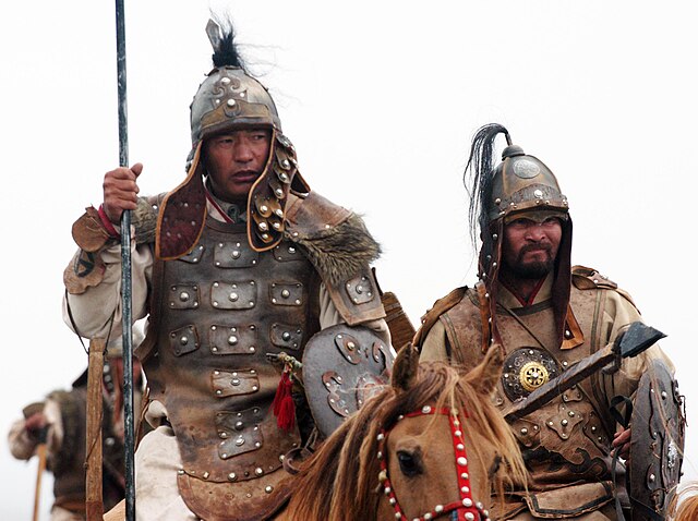 Mongol warrior on horseback