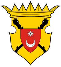 Fojnica Armorial17th century. A similar coat of arms is shown in the Korenić-Neorić Armorial (1595).