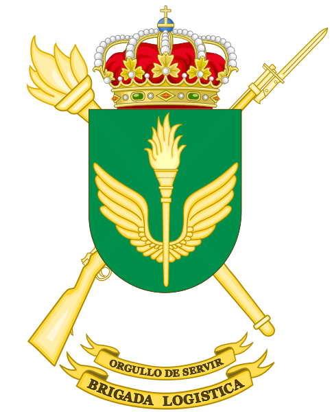 File:Coat of Arms of the Spanish Army Logistic Brigade.svg