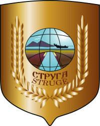 Wappen der Opština Struga
