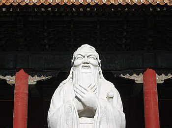 Konfuzius-Statue in Beijing