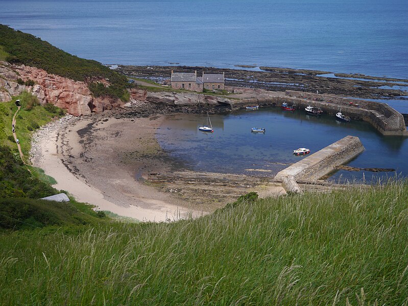 File:Cove Harbour Berwickshire - geograph.org.uk - 6190688.jpg