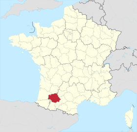 Département 32 in France 2016.svg