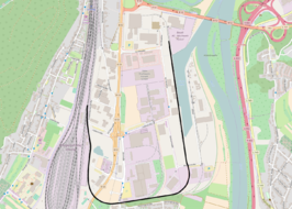 Spoorlijn Ehrang - Trierer Hafen op de kaart
