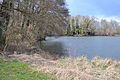 Deutsch: Badestelle am Weinbergsee in Diedersdorf, Gemeinde Vierlinden, Teil des Landschaftsschutzgebietes "Seenkette des Platkower Mühlenfließes / Heidelandschaft Worin".