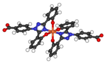 Two deferasirox molecules binding iron Deferasirox-iron(III) complex.png