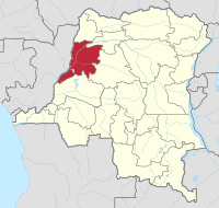 Équateur在刚果民主共和国的位置