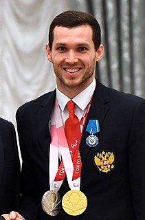 Denis Tarasov Russian Paralympic swimmer