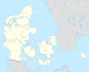 Кругла вежа. Карта розташування: Данія