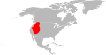 Range of the Rocky Mountain Wood Tick (Dermacentor andersoni)