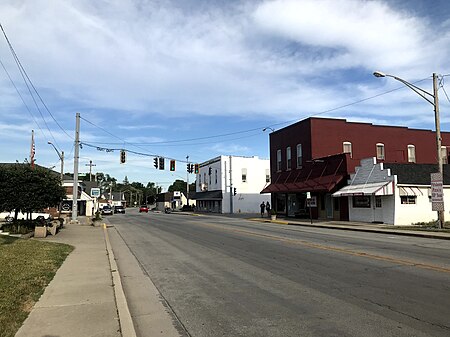 Dowtown Pittsboro, Indiana