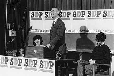 Owen speaking in 1981
