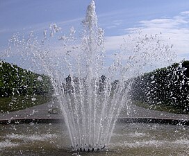 Fontänen "Kronan" i Drottningholms slottspark.