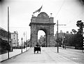 Triumphal arch erected on Leeson Street Bridge for the visit of Edward VII to Dublin in 1903