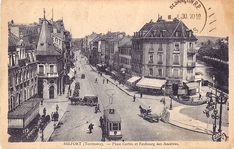 Fichier:EKAR - BELFORT - Place Corbis et Faubourg des Ancetres.jpg