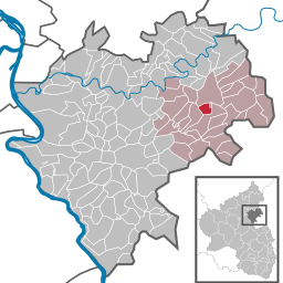 Läget för Ebertshausen i Rhein-Lahn-Kreis