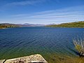 Akvorezervejo Embalse del Ebro ĉe Las Rozas.