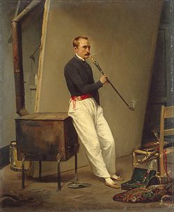 Орас Верне, Автопортрет – 1835 г.
