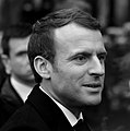 Emmanuel Macron aux cérémonies du 11 novembre 2017 à la statue Clemenceau
