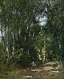 Environs De Trouville, Allée Sous Bois. 1880–1885. Oil on canvas