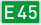 European Road 45 number DE.svg