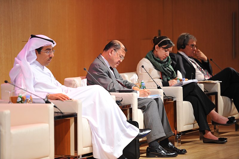 File:Exchange session with the Secretary-General of UNCTAD and the Minister of Culture, Arts and Heritage, Qatar, and Chair of the National Preparatory Committee for UNCTAD XIII (6943965234).jpg