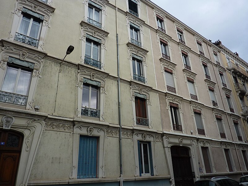 File:Facade of 4-6 rue Charel Grenoble.jpg