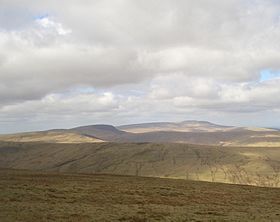 Fan Nedd: Mynydd (663m) ym Mhowys