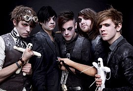 Fearless Vampire Killers on December 4th 2011 in a studio in Fulham, London