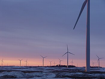 English: Fenton Wind Farm near Chandler, Minnesota