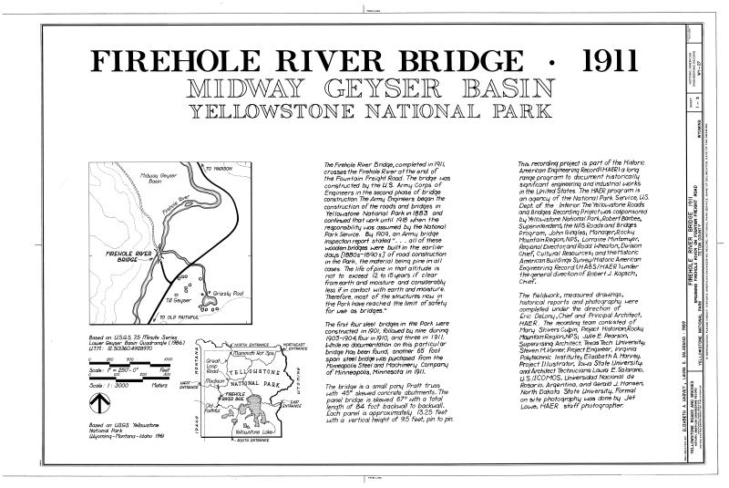 File:Firehole River Bridge, Spanning Firehole River at Fountain Freight Road, Lake, Teton County, WY HAER WYO,20-YELNAP,4- (sheet 1 of 3).png