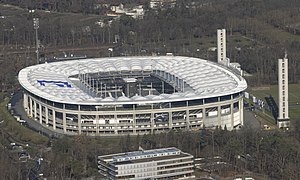 Deutsche Bank Park: Das heutige Stadion, Geschichte, Literatur
