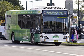 A shuttle bus service in Sydney