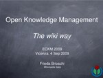 Thumbnail for File:Frieda Brioschi - Open Knowledge Management - The wiki way - ECKM 09.pdf