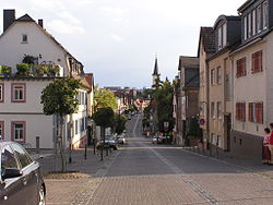 Part of the 'Hugenottenstraße in Friedrichsdorf,
